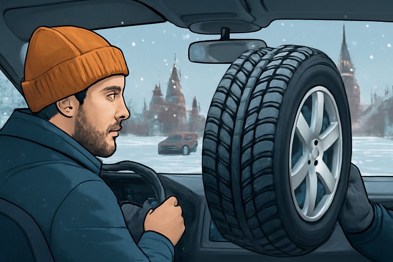 Как выбрать зимние шины для безопасной и комфортной езды по московской зиме