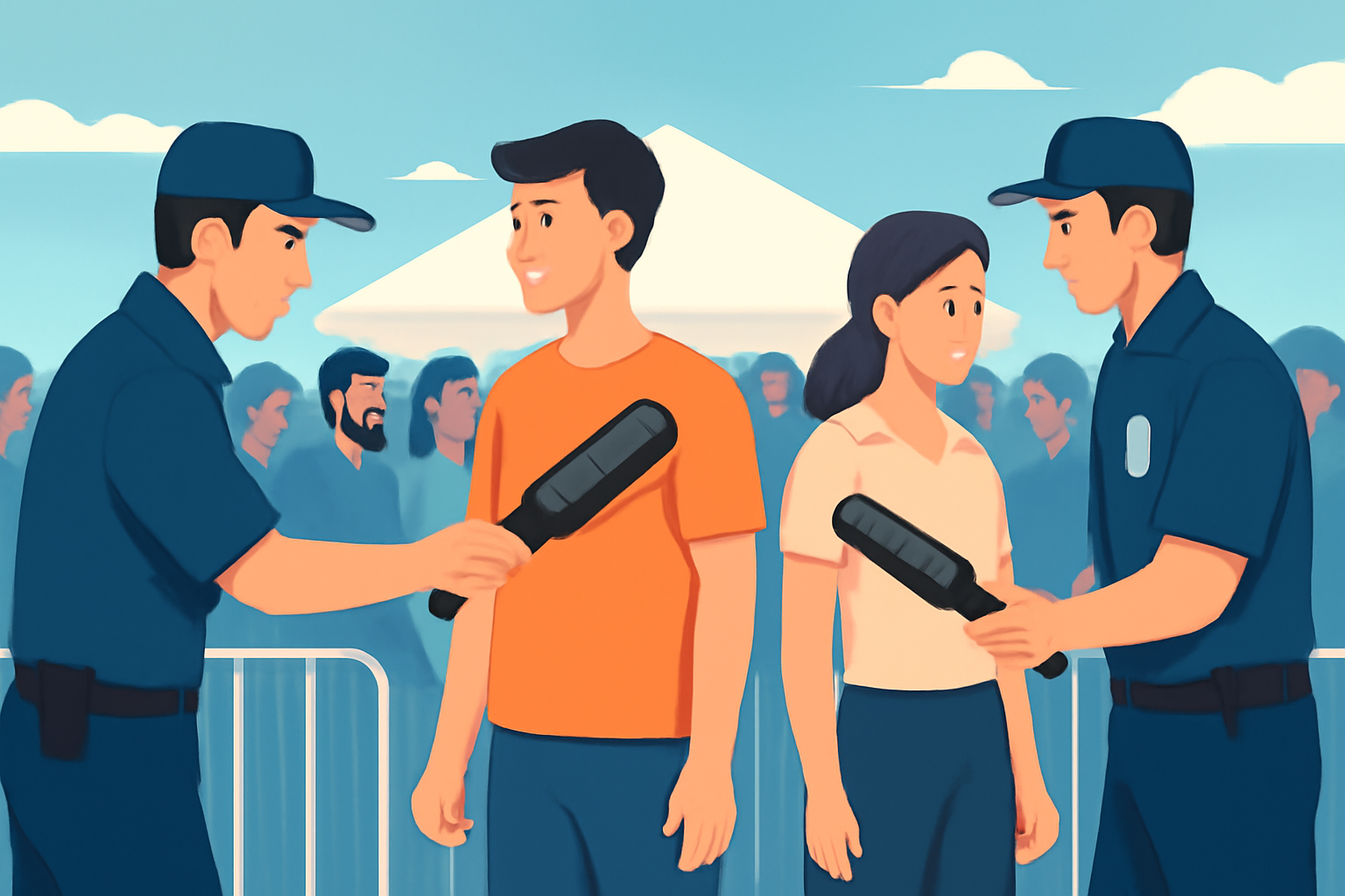 Ручные металлодетекторы на массовых мероприятиях: преимущества и ограничения безопасности